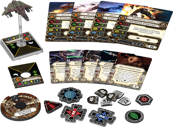 Kihraxz Fighter Expansion Pack Contents
