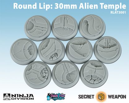 Round Lip 30mm Alien Temple Bases