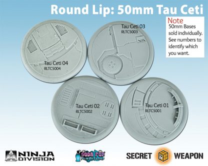 Round Lip 50mm Tau Ceti Bases