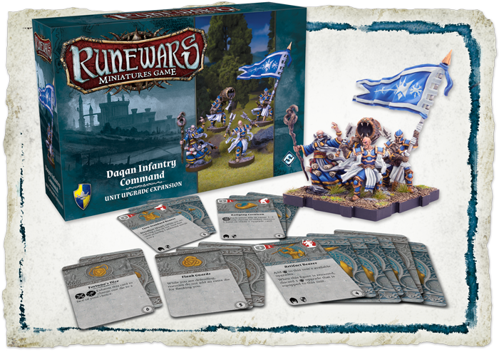Daqan Infantry Command Unit Upgrade Expansion Contents
