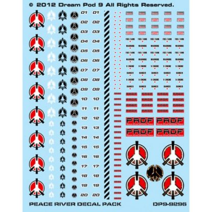 Peace River Decals Sheet