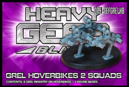 GREL Hoverbikes packaging (2 Squads) | Heavy Gear Blitz!