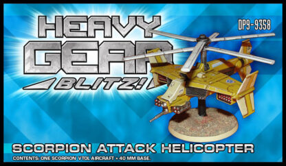 Scorpion Attack Helicopter packaging (DP9-9358) | Heavy Gear Blitz!