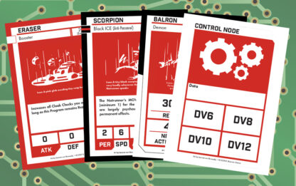 Cyberpunk Red Netrunning Deck Example Cards