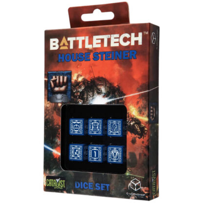 House Steiner Dice Set (SBST82) | BattleTech