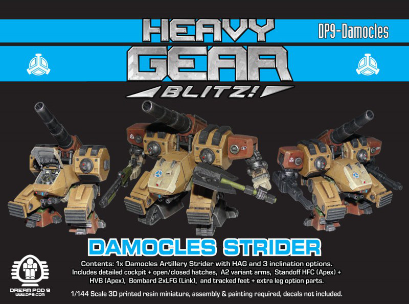 Damocles Artillery Strider box (DP9-Damocles)