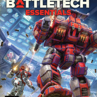 BattleTech Essentials Boxed Set (CAT35020E) | The front shows two BattleMechs fighting it out in the Solaris VII Arena.